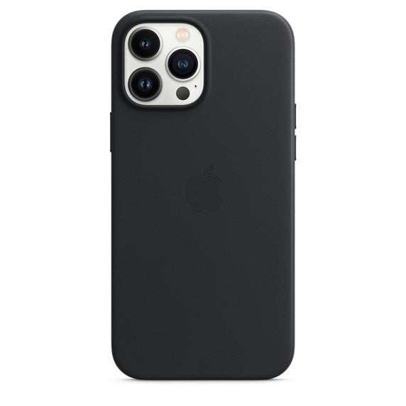 Capa de couro com MagSafe iPhone 14 13 12 Pro Max