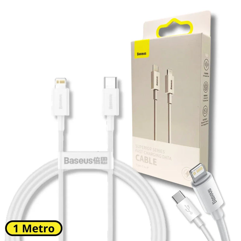 Cabo de iPhone e Android - Baseus com Garantia Vitalicia