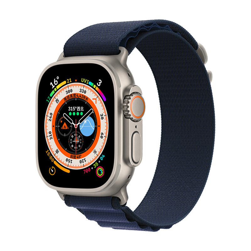 Pulseira Nylon Loop Alpinista para todos Apple Watch, GS8 Ultra e IWO 16 Serie 8