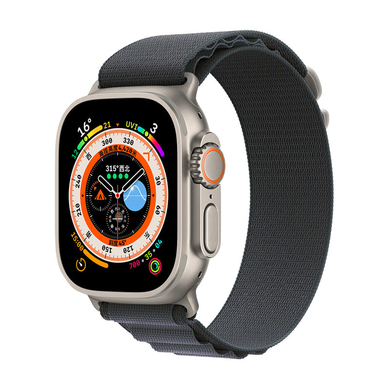 Pulseira Nylon Loop Alpinista para todos Apple Watch, GS8 Ultra e IWO 16 Serie 8