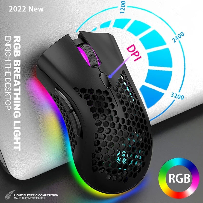 Mouse gamer RGB 3200 dpi