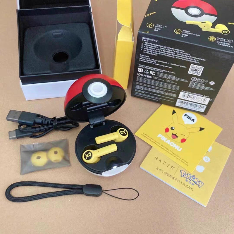 Fone bluetooth Razer pikachu